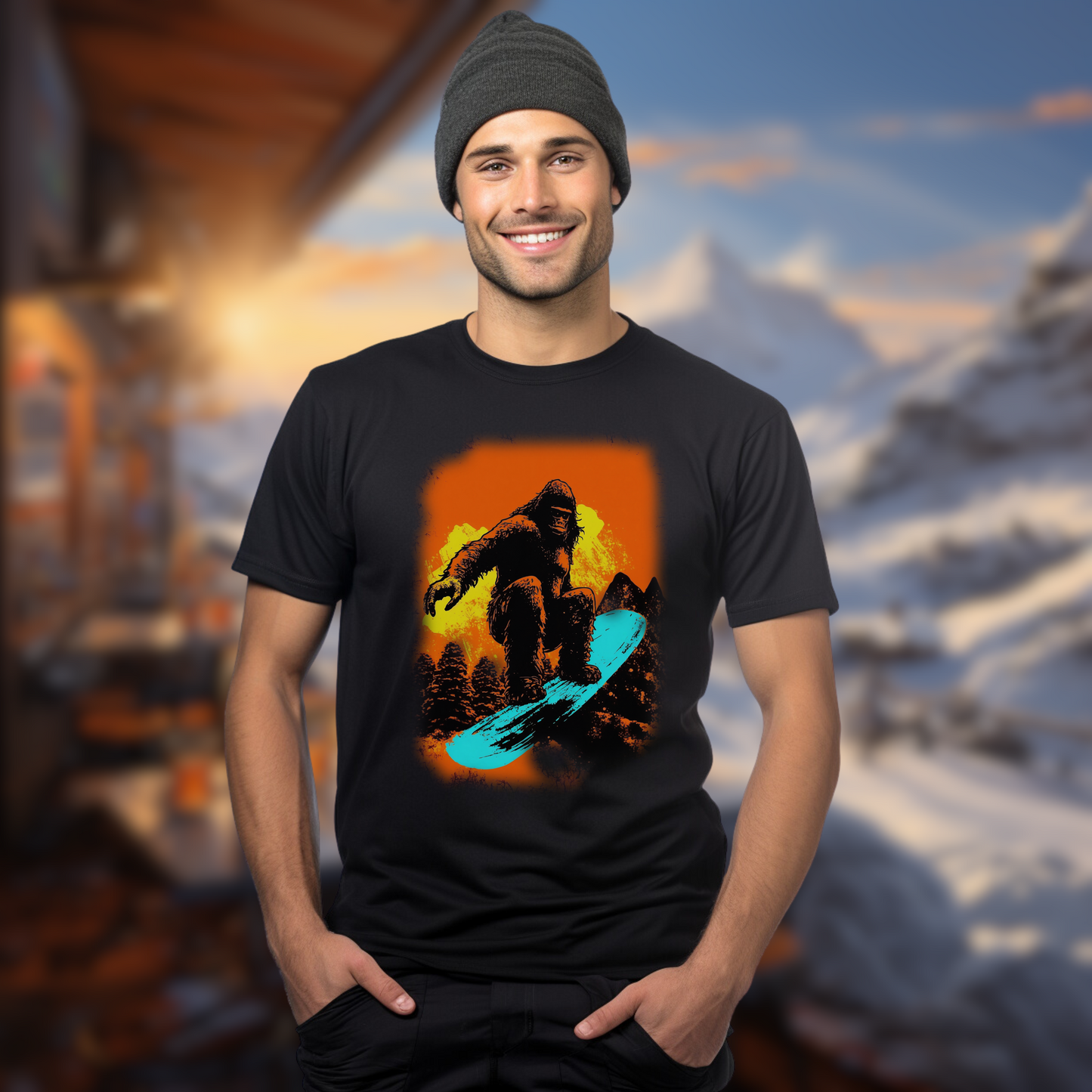 GORILLA SUNSET T-SHIRT