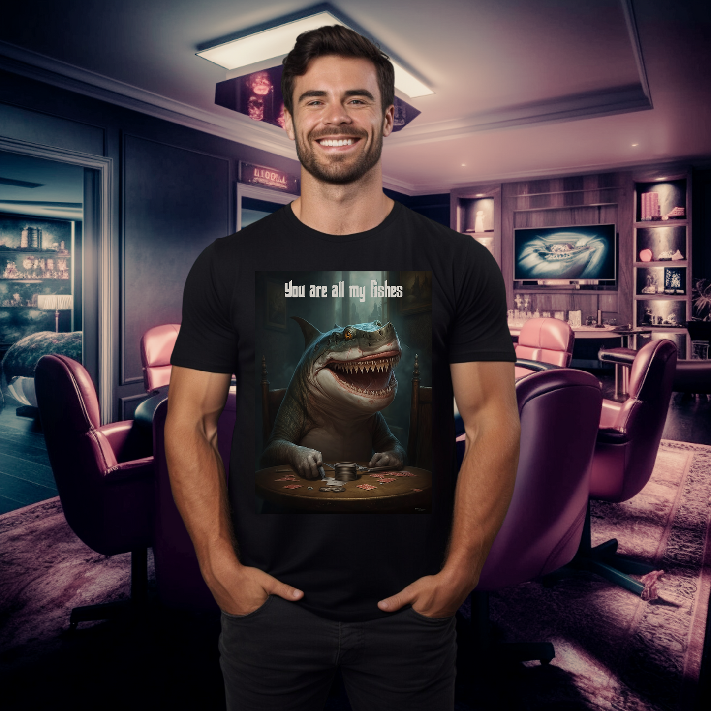 POKER ALL MY FISHES T-SHIRT