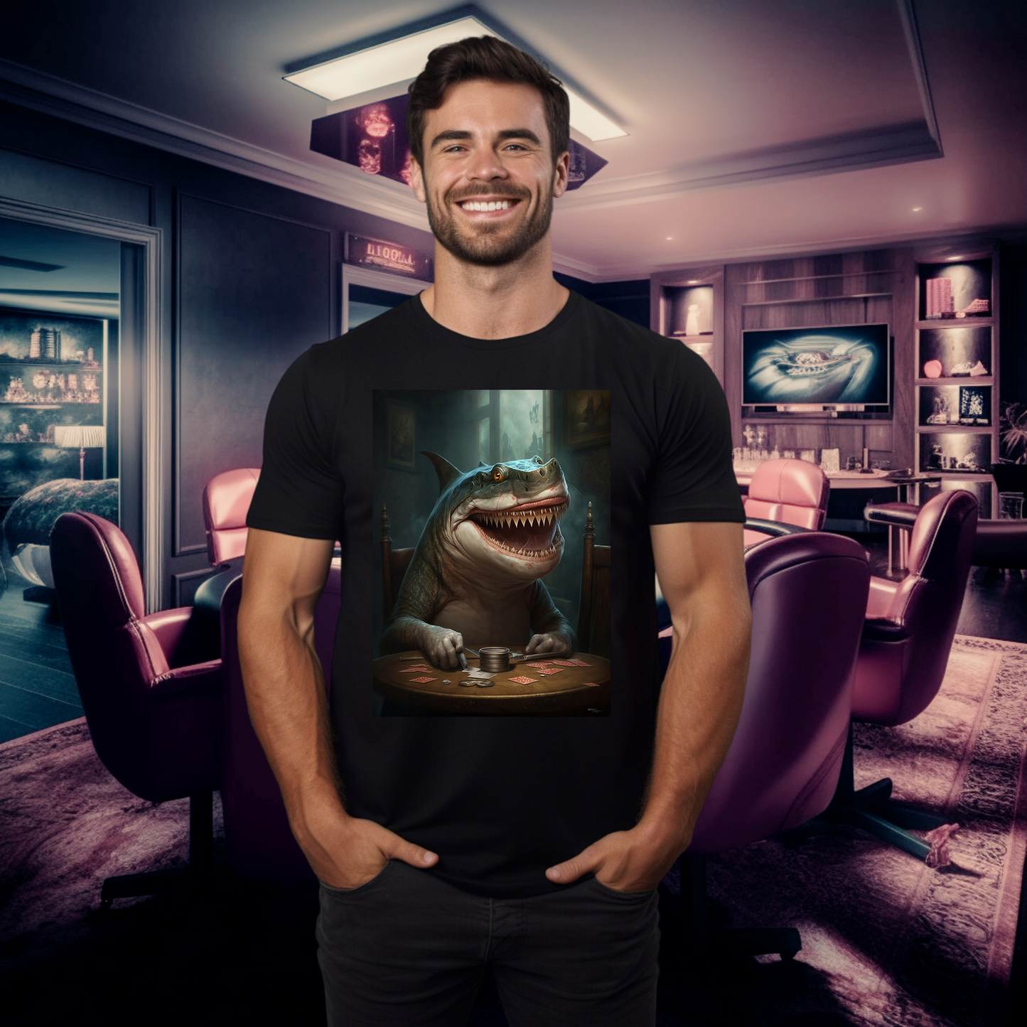 POKER SHARK T-SHIRT