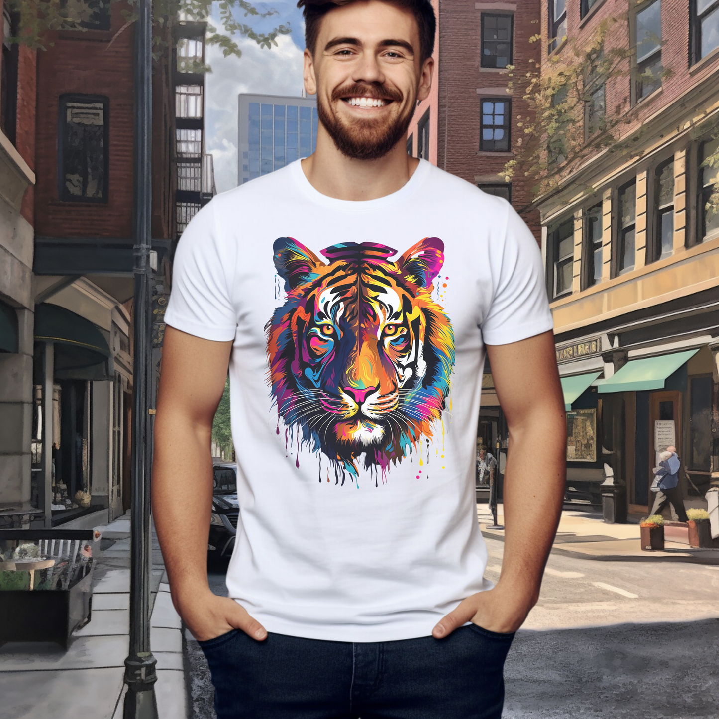 TIGER ART T-SHIRT